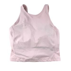 lululemon Align High Neck Tank Top 4 Strawberry Milkshake Light Pink Yoga Barre